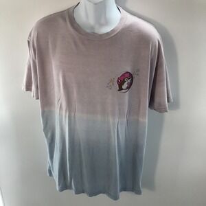 Buc-ee's Stardust Wishes Magical Things Dip Dye Ombre Graphic T-Shirt XL Purple